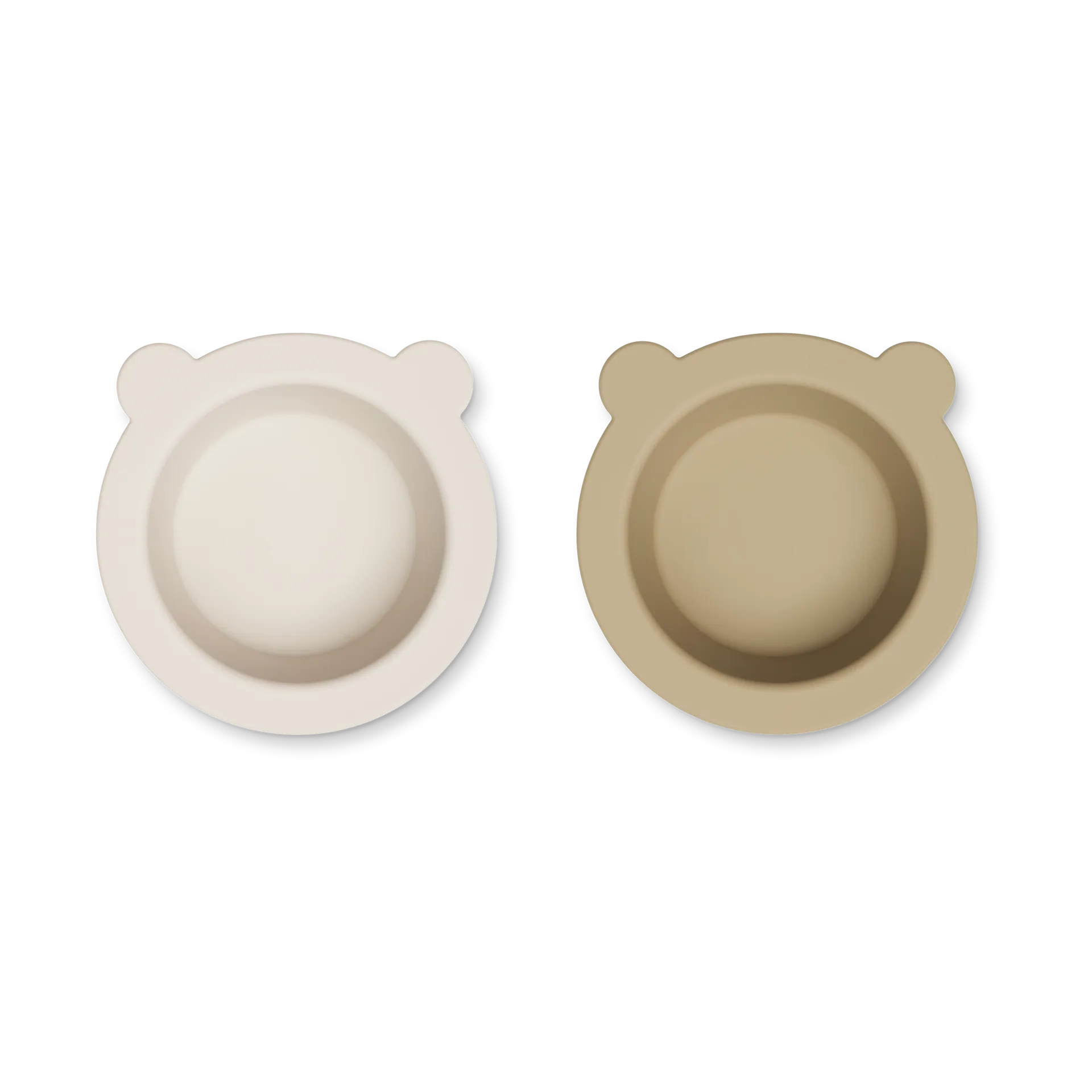 Miska z przyssawką Peony Ø16 cm 2 części, Sandy-Oat Liewood