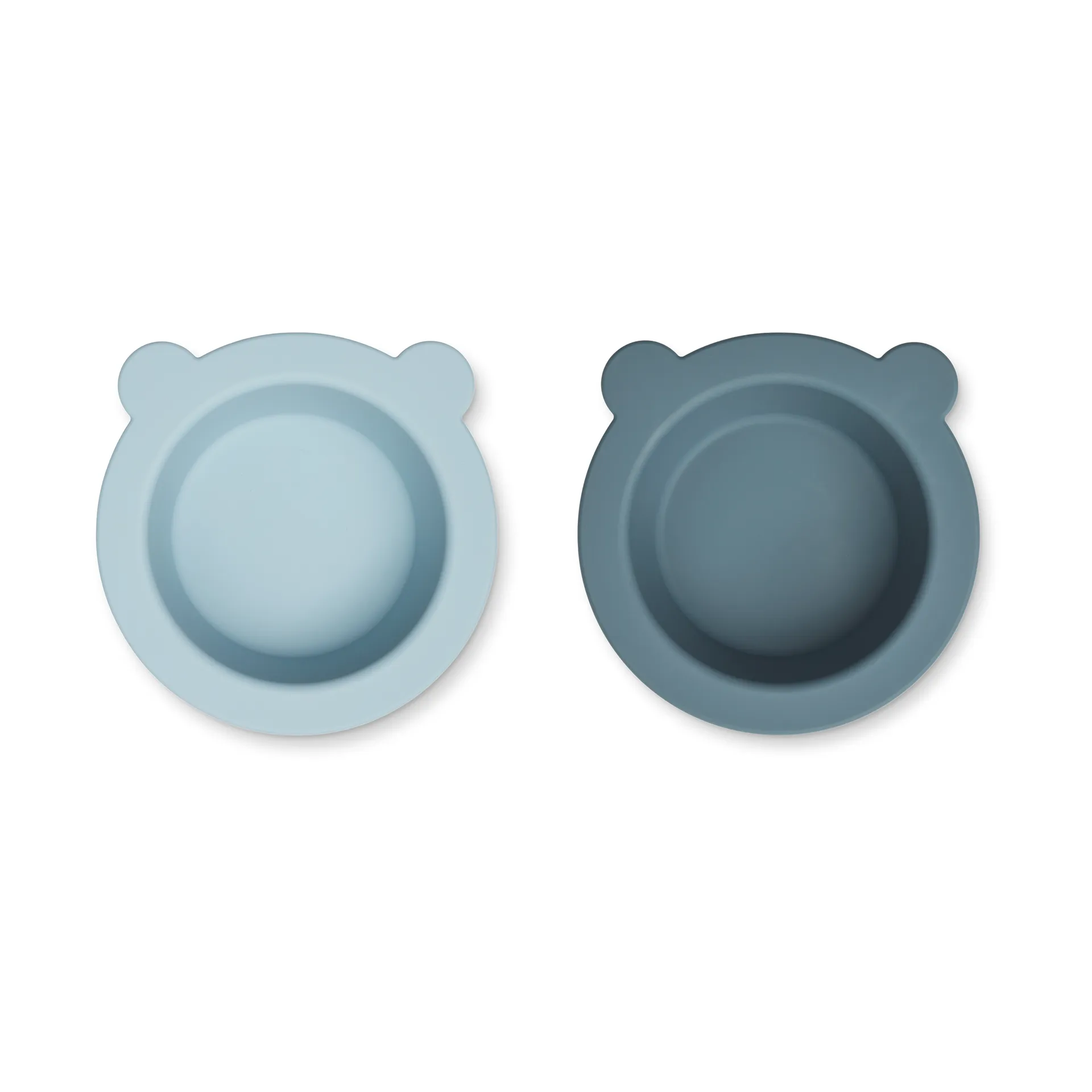 Miska z przyssawką Peony Ø16 cm 2 części, Sea blue-Whale blue Liewood