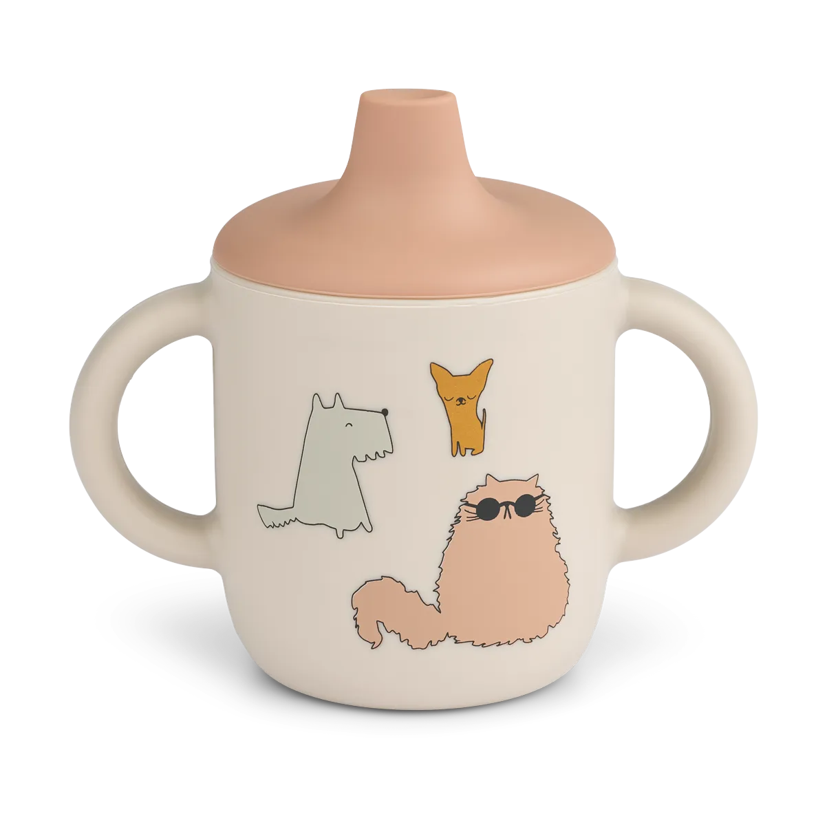 Neil kubek niekapek 150 ml, Cats and Dogs-Sandy Liewood