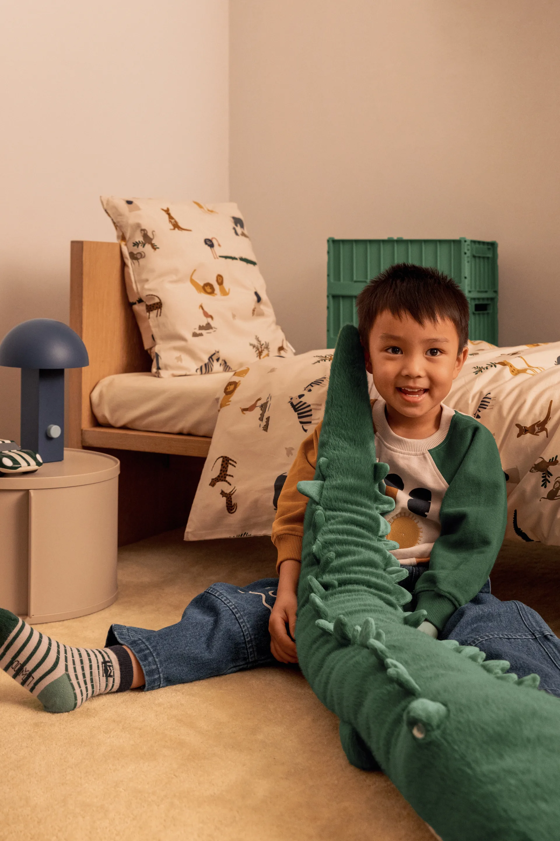 Pluszak krokodyl Baryden Carlos, Garden green Liewood