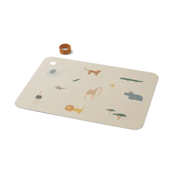 Podkładka stołowa Jude 30,2x42,1 cm - Safari sandy mix - Liewood