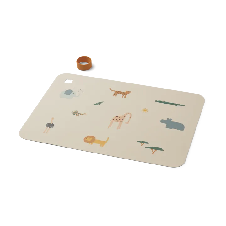 Podkładka stołowa Jude 30,2x42,1 cm - Safari sandy mix - Liewood