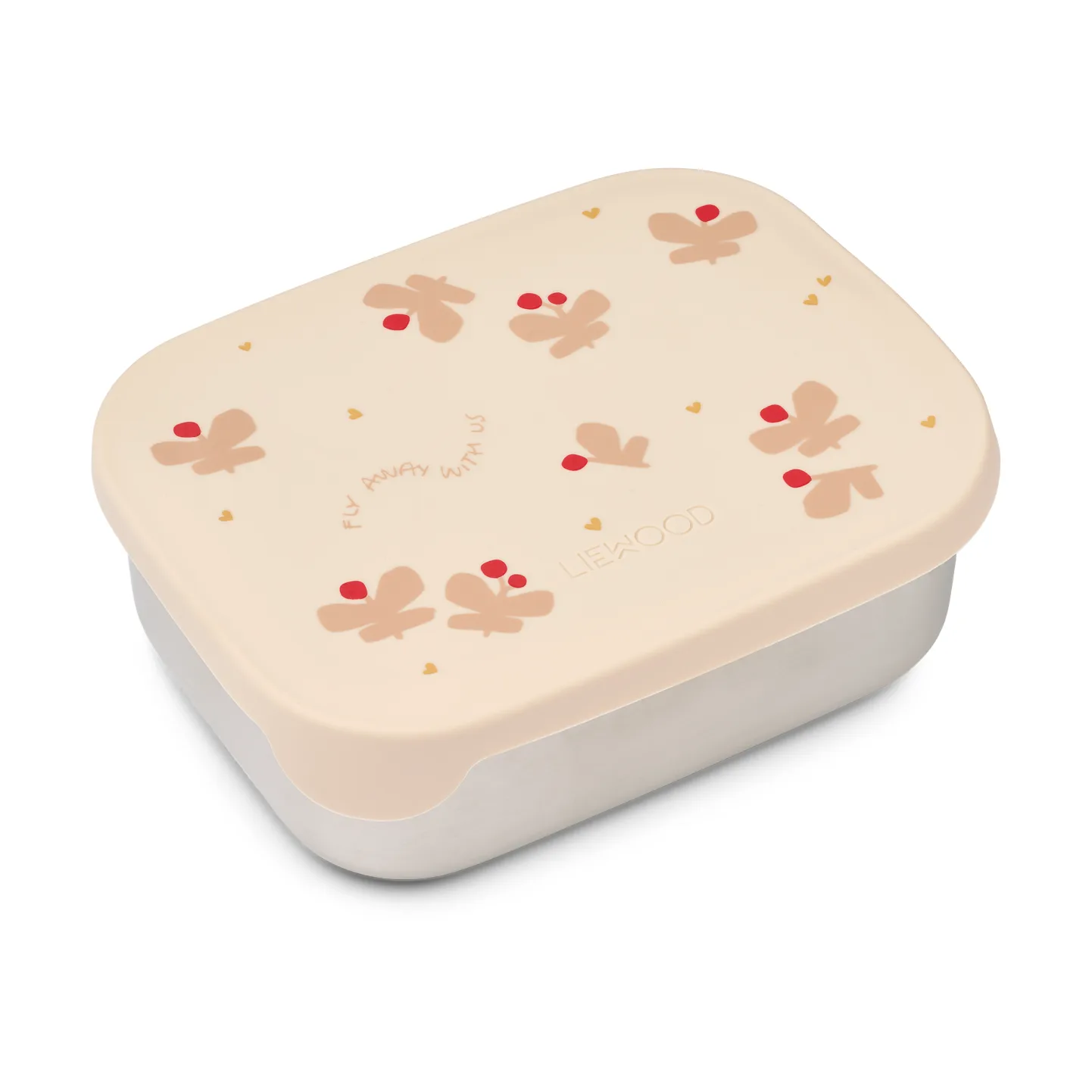 Pojemnik na lunch Arthur 13,5x17 cm, Butterfly-apple blossom Liewood