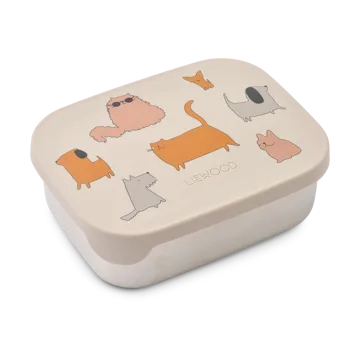 Pojemnik na lunch Arthur 13,5x17 cm - Cats and Dogs-Sandy - Liewood