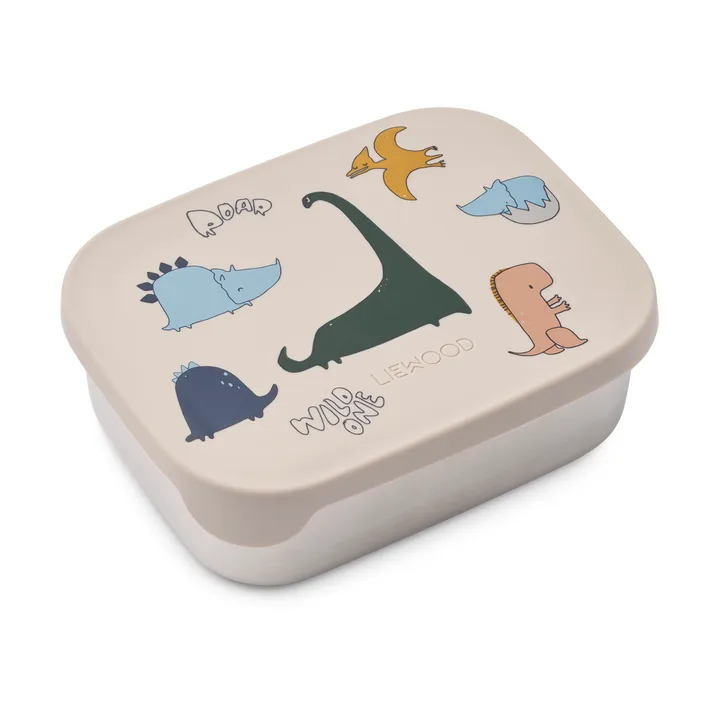Pojemnik na lunch Arthur 13,5x17 cm - Dino roar/Sandy - Liewood