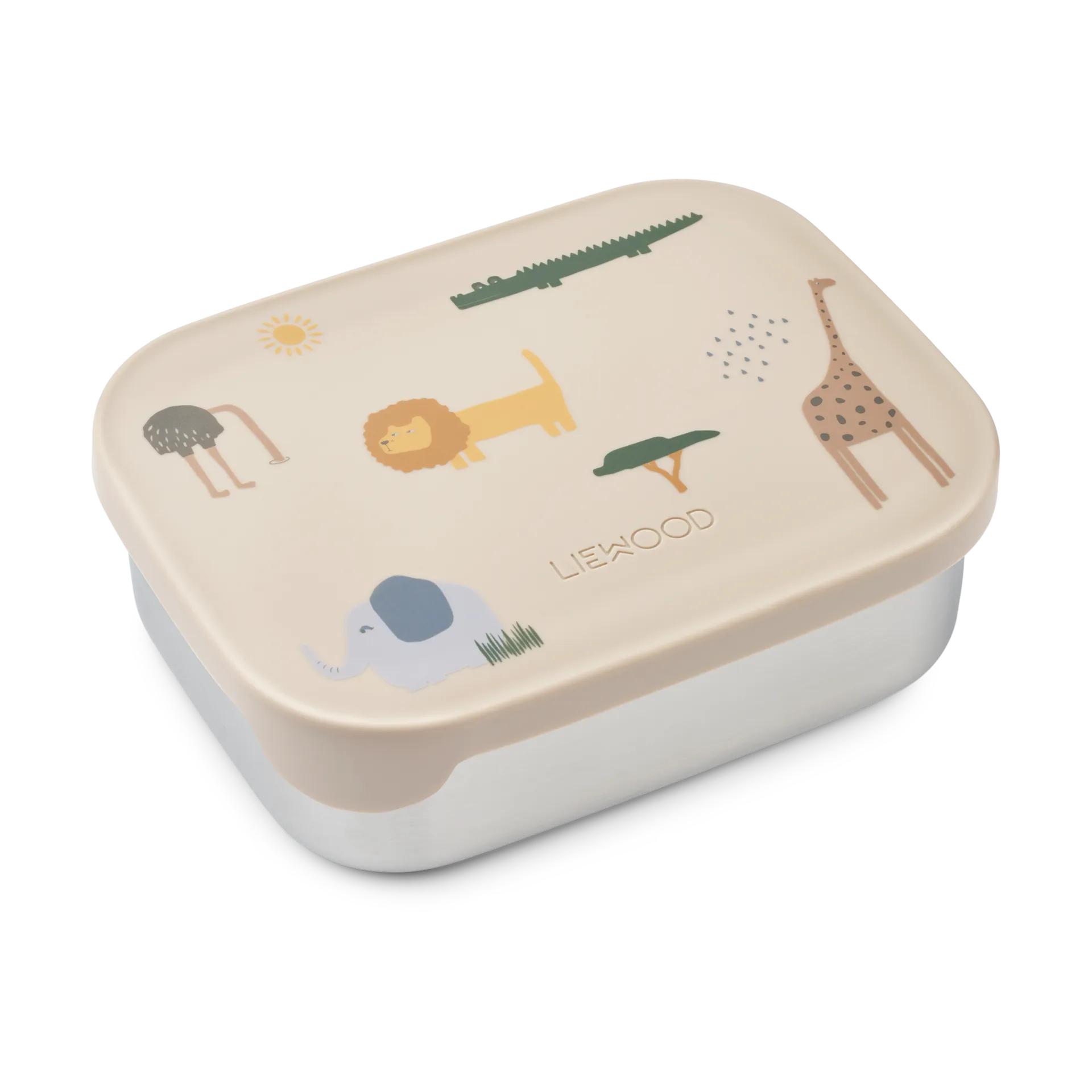 Pojemnik na lunch Arthur 13,5x17 cm, Safari sandy mix Liewood