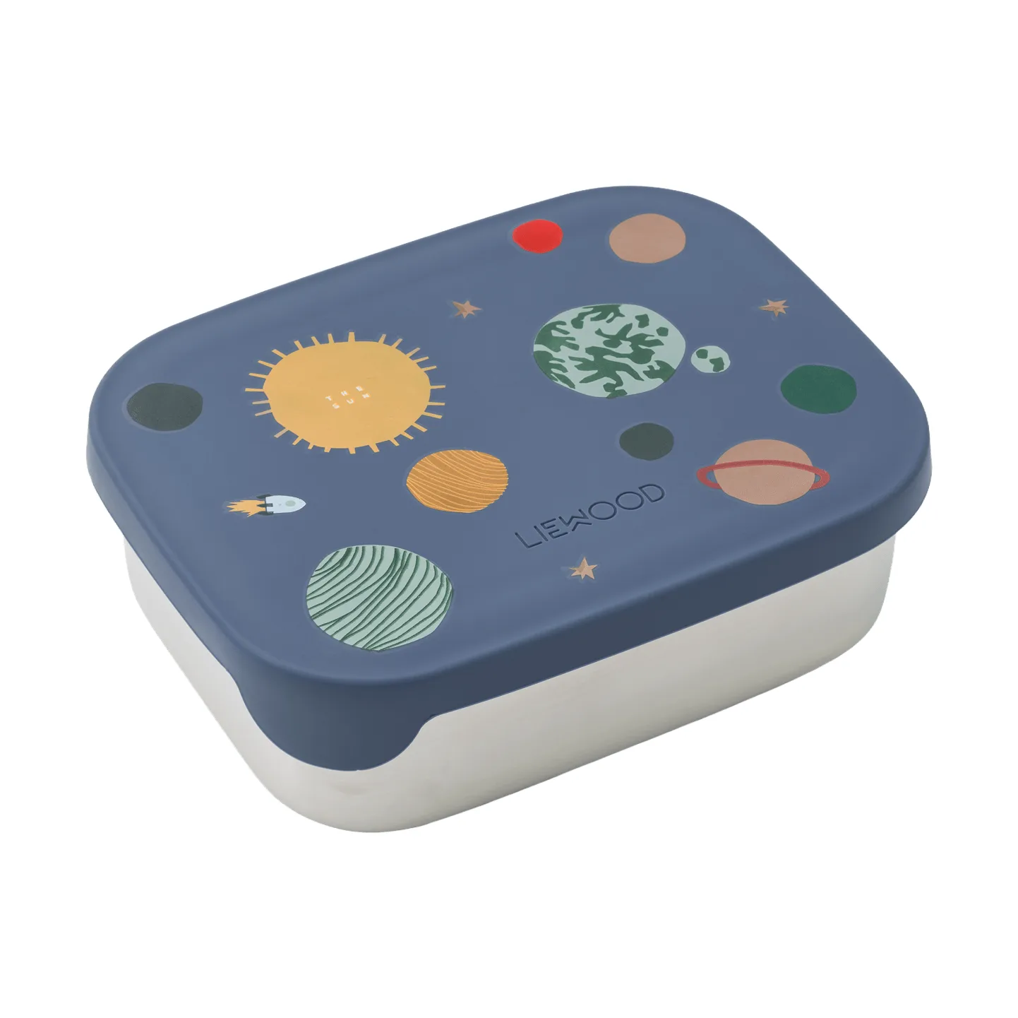 Pojemnik na lunch Arthur 13,5x17 cm, Universe-Classic navy Liewood