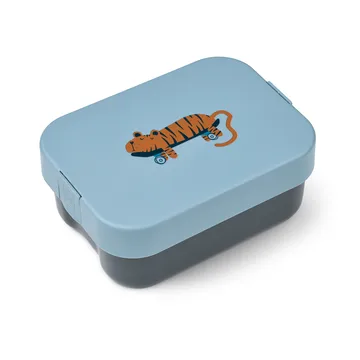 Pojemnik na lunch Kamil 19,7×14,1 cm - Tiger-beach blue - Liewood