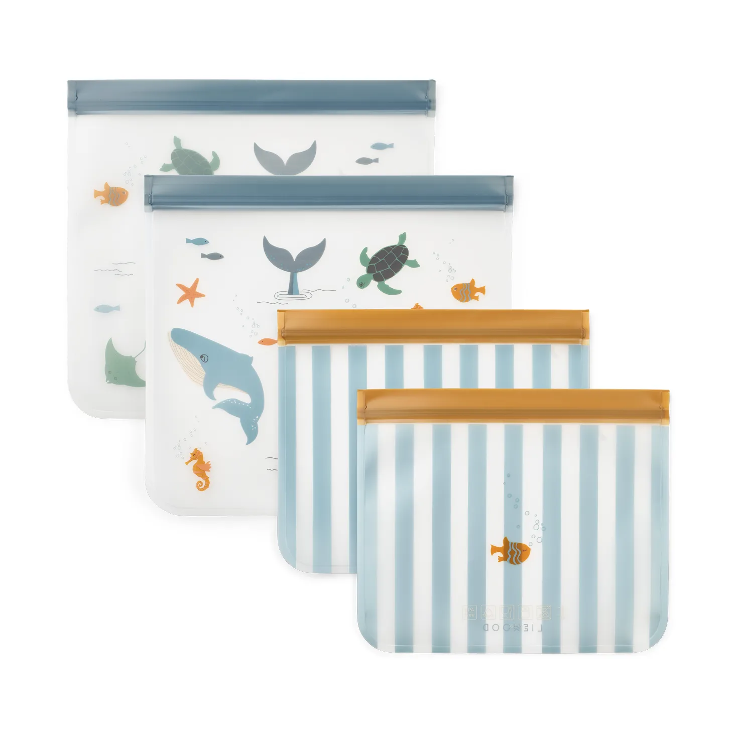 Rebus wielorazowa torba 4 części, Sea creature-sandy Liewood