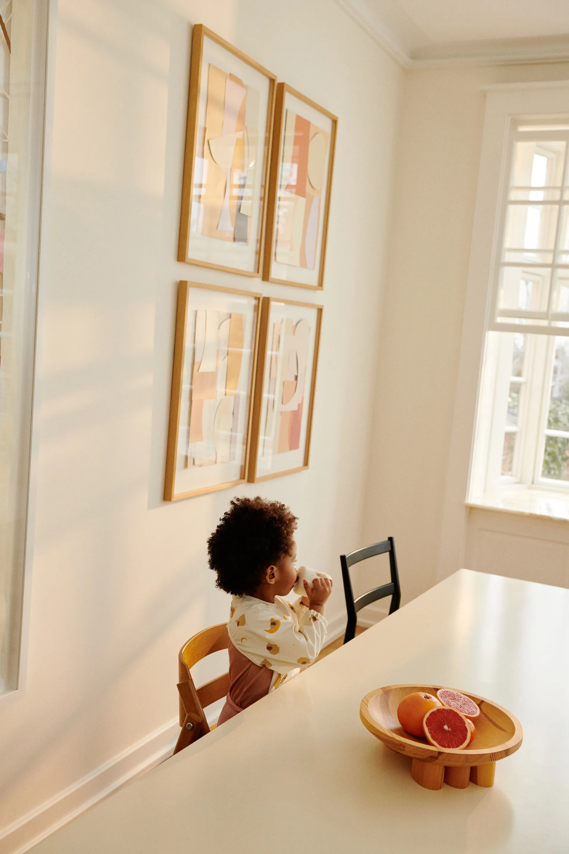 Śliniak z rękawami Merle, Elephant-Creme de la creme Liewood