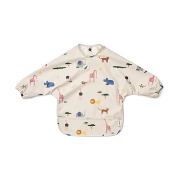 Śliniak z rękawami Merle - Safari sandy mix - Liewood