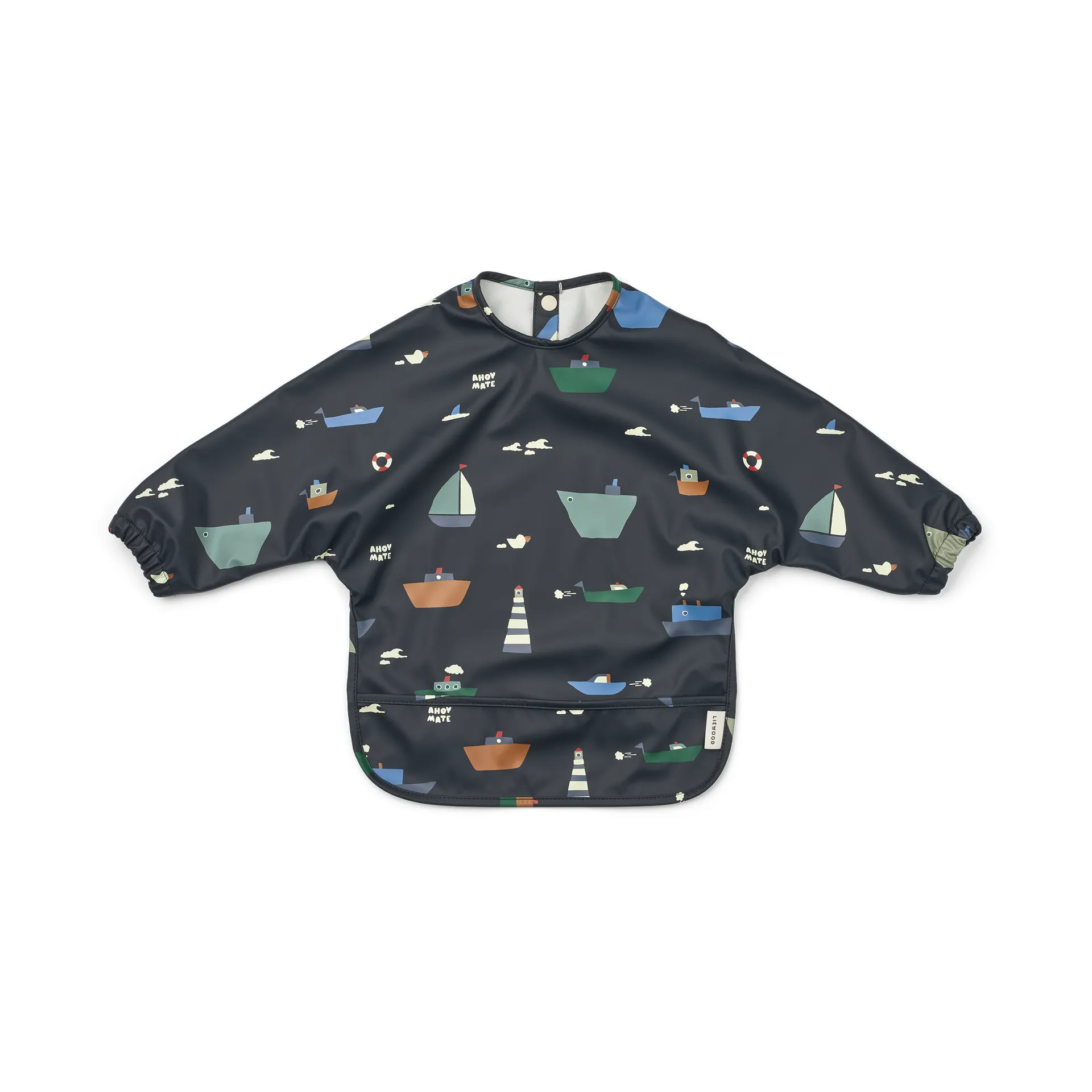 Śliniak z rękawami Merle, Sailing-classic navy Liewood