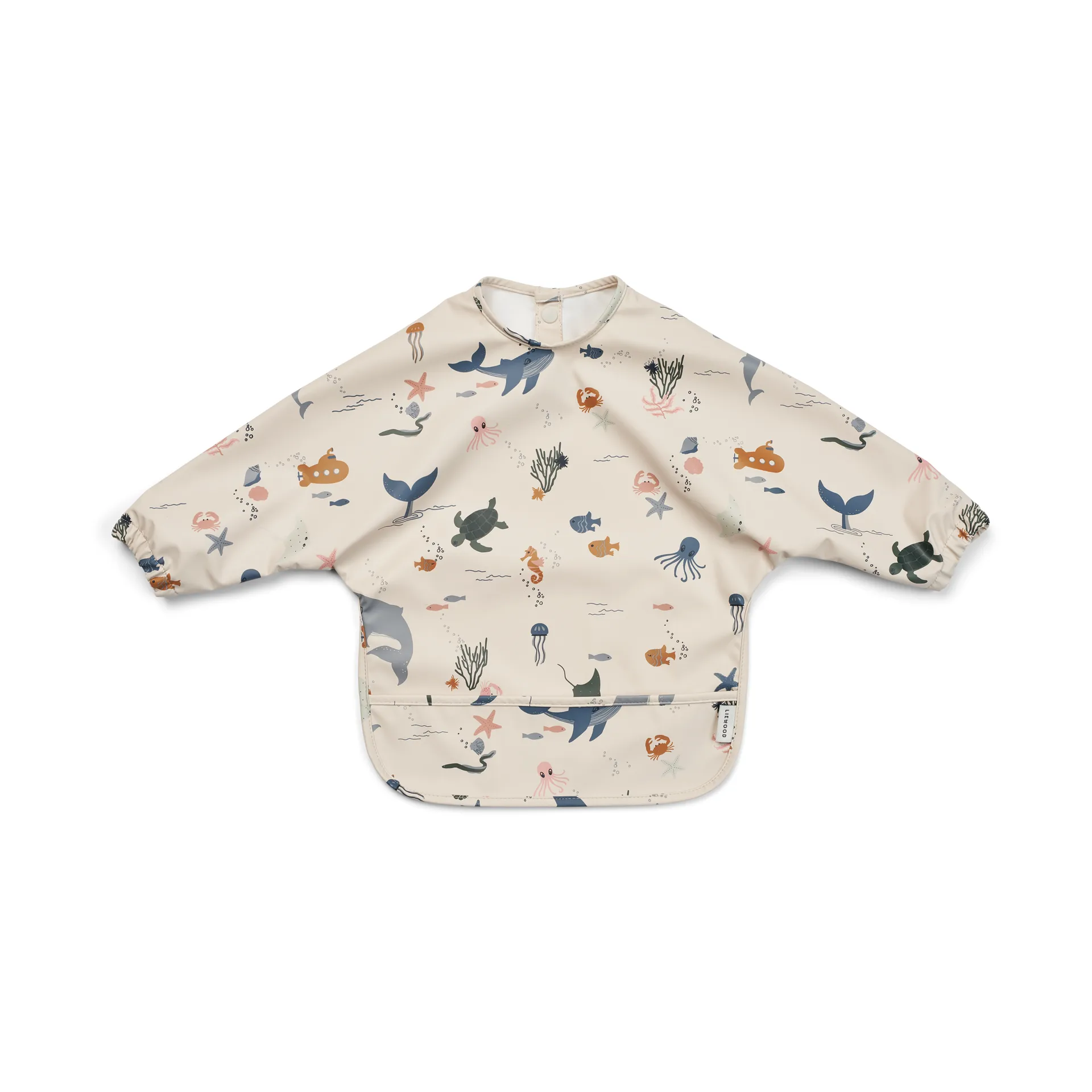 Śliniak z rękawami Merle, Sea creature-Sandy Liewood