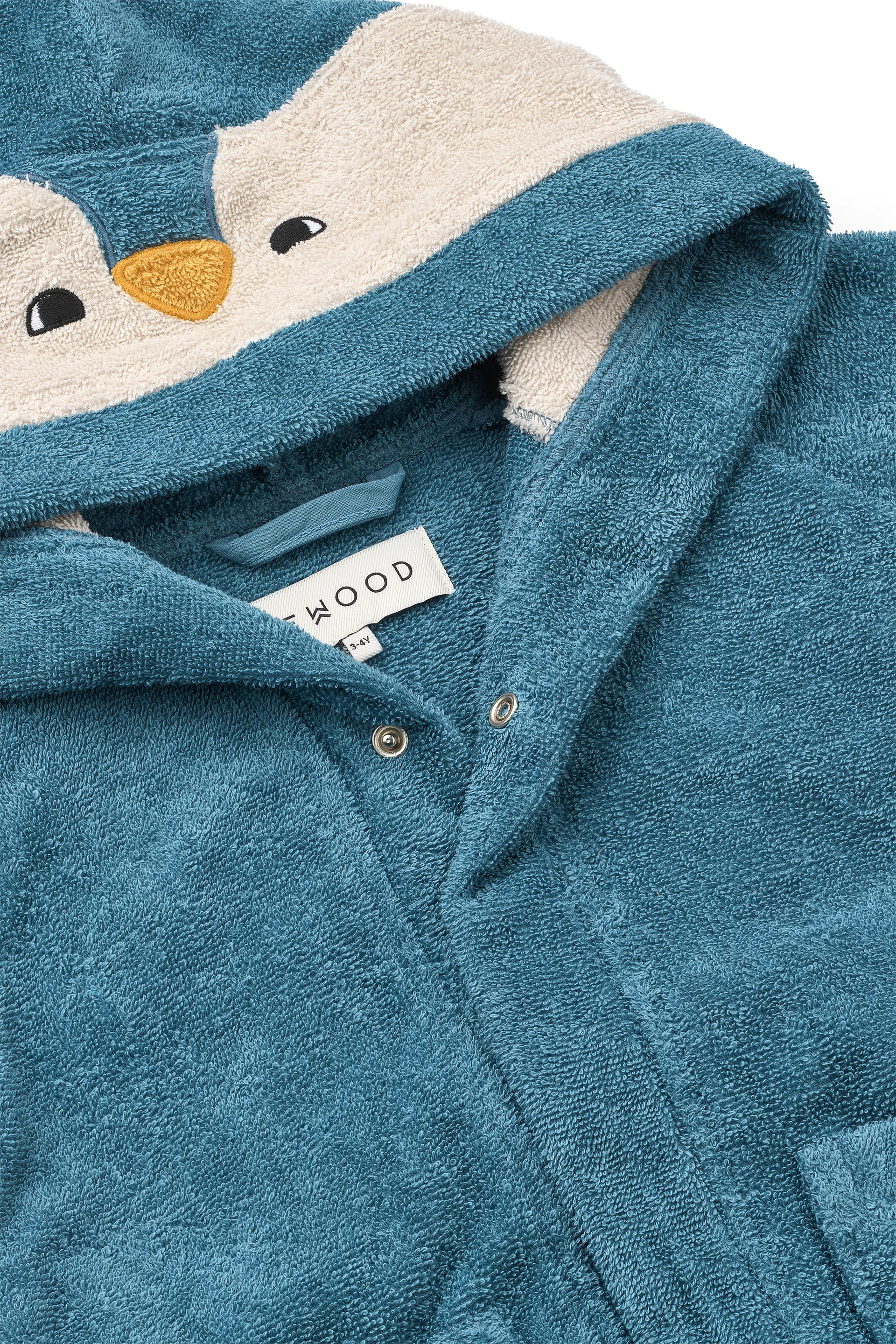 Szlafrok Lily, Penguin oceanview mix, 122/128, 5-6 lat Liewood