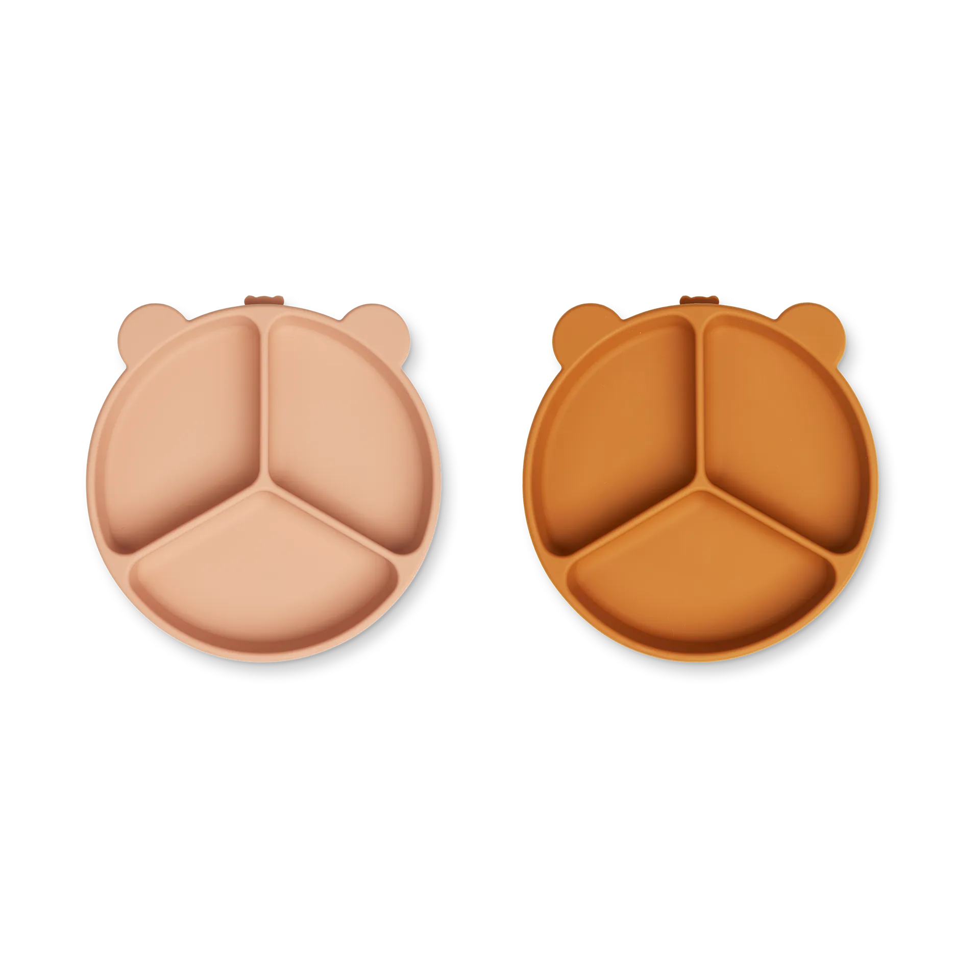 Talerz dziecięcy Stacy 2-szt., Mustard-tuscany rose mix Liewood