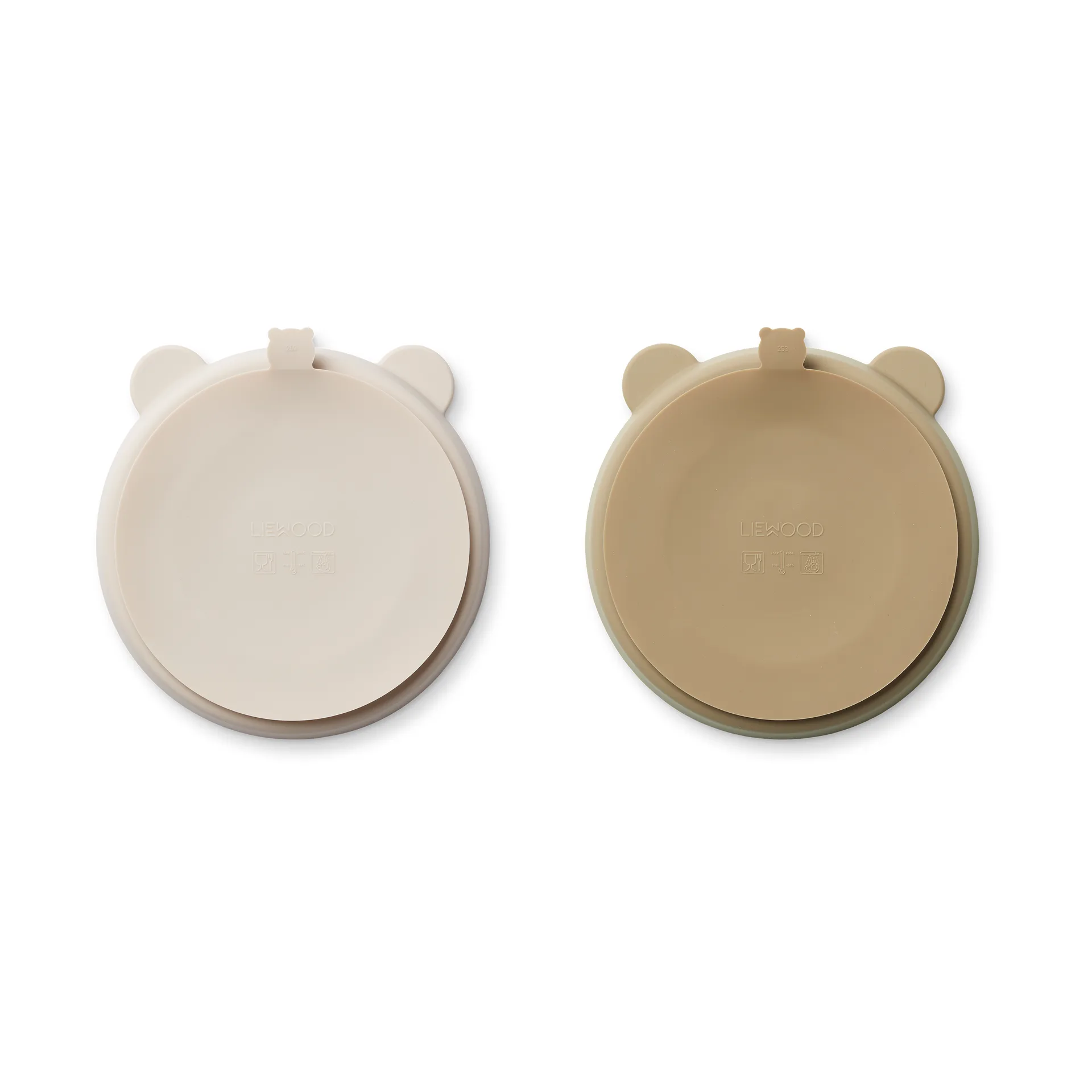 Talerz dziecięcy Stacy 2-szt., Sandy-Oat Liewood