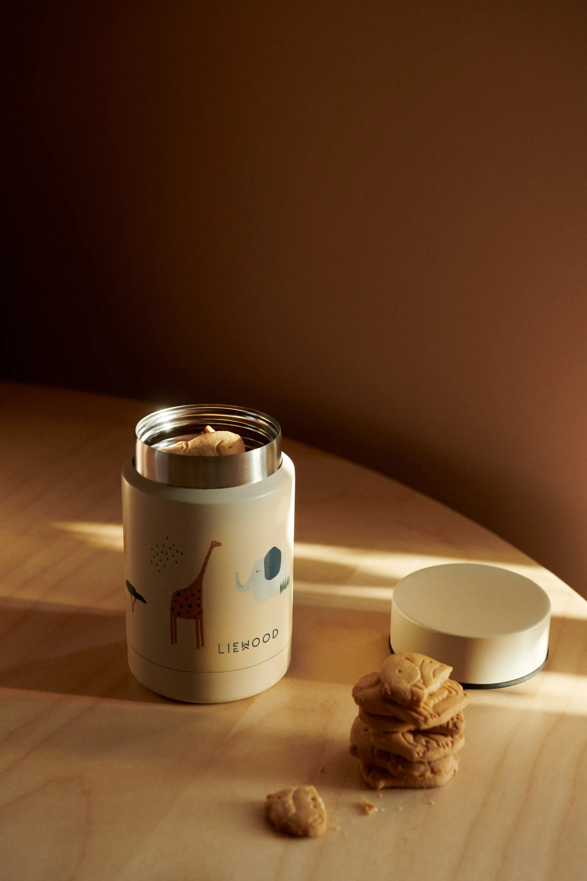 Termos Nadja 0,25 L, Safari sandy mix Liewood