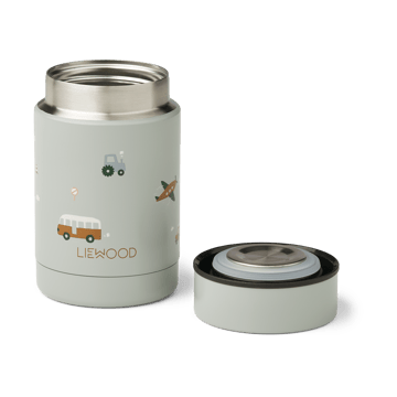 Termos Nadja 0,25 L - Vehicles-dove blue mix - Liewood