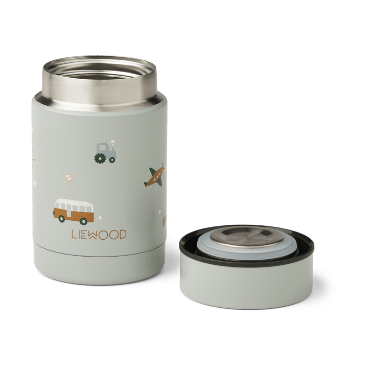 Termos Nadja 0,25 L, Vehicles-dove blue mix Liewood