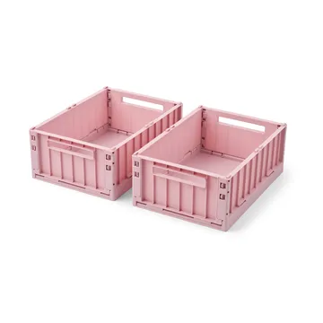 Weston pudełko do przechowywania - Rose blush, M, 2 szt. - Liewood