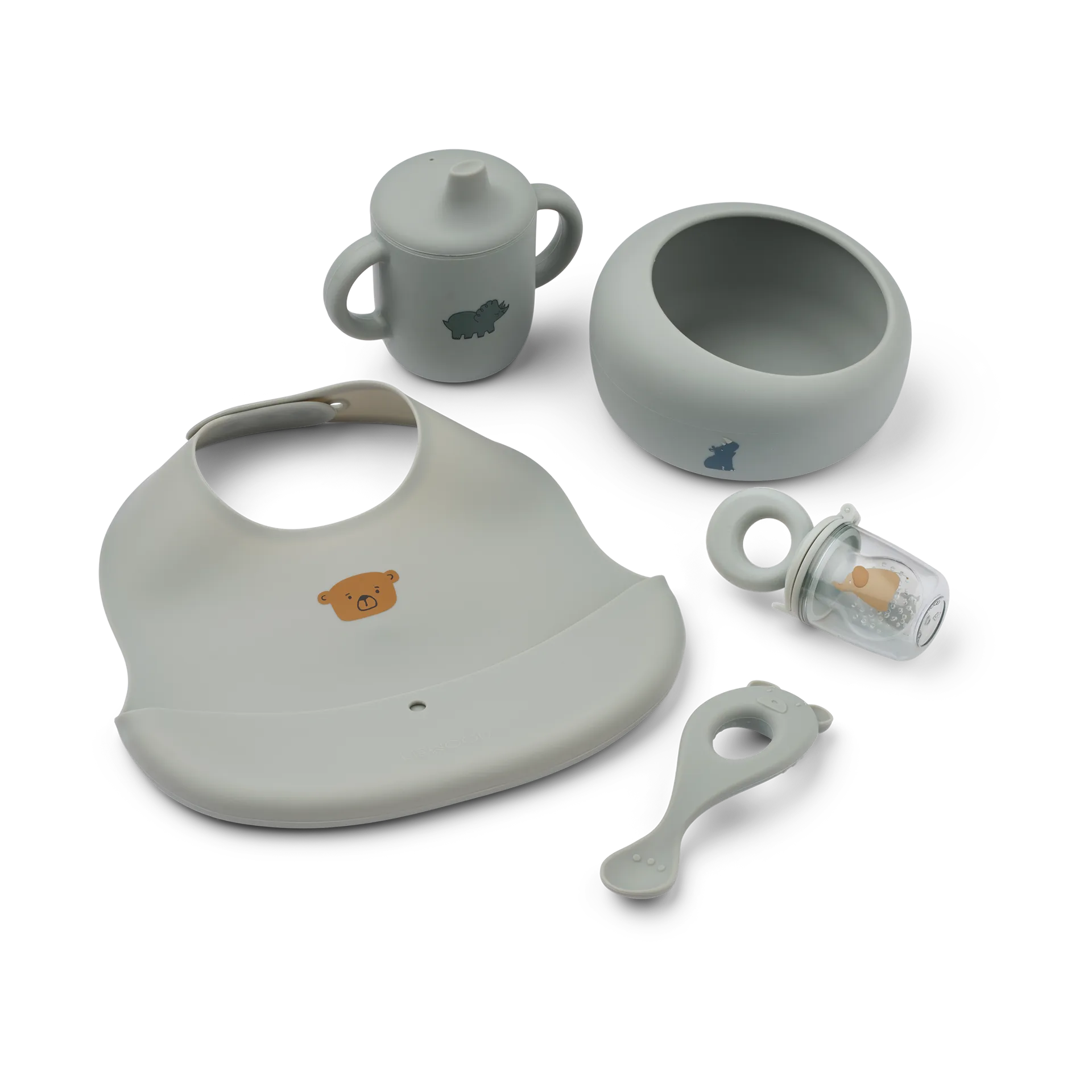Zestaw naczyń dla niemowląt Mileah, Dove blue Liewood