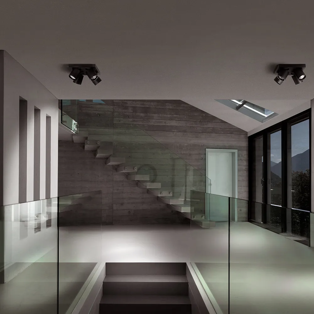 Focus Mini 2 vägg- I lampa sufitowa, black, 3000 kelvin Light-Point