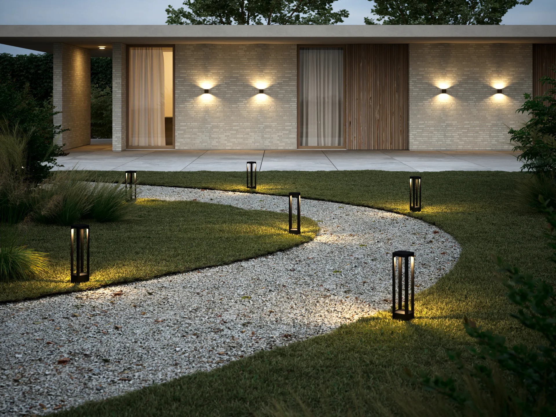 Lampa Mirage Outdoor Swith Tune, Black, 12x48 cm Light-Point