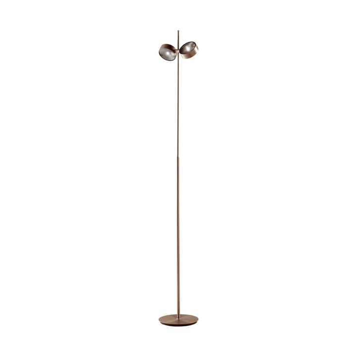Lampa podłogowa Orbit, Różowe złoto Light-Point