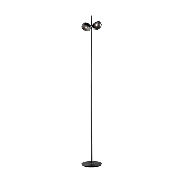 Lampa podłogowa Orbit, Węglowa czern Light-Point