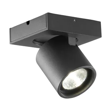 Lampa ścienno-sufitowa Focus 1 Switch Tune - Black - Light-Point