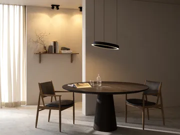 Lampa wisząca Edge Round Ø40 Switch Tune  - Carbon black - Light-Point