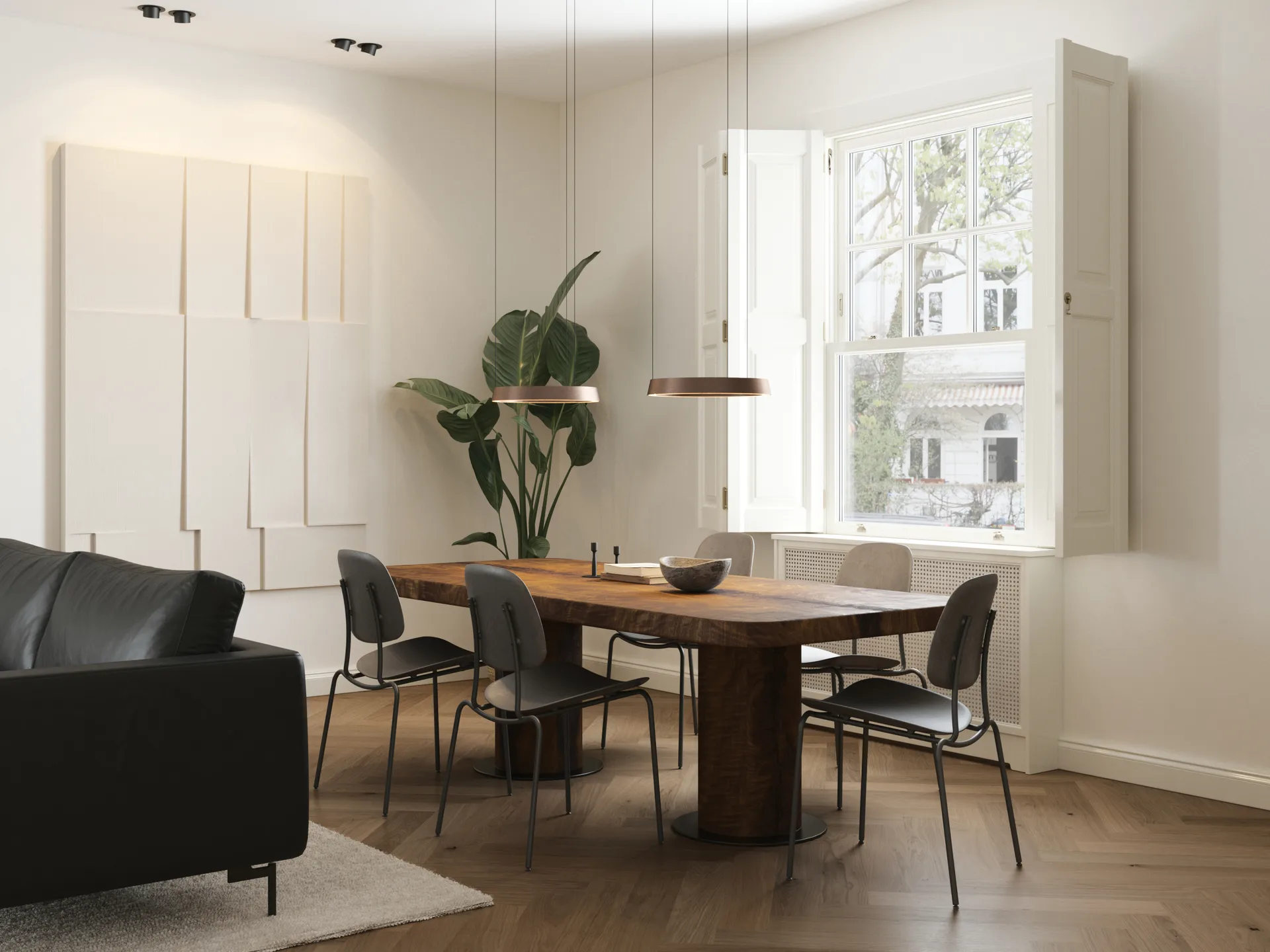 Lampa wisząca Edge Round Ø40 Switch Tune , Rose gold Light-Point