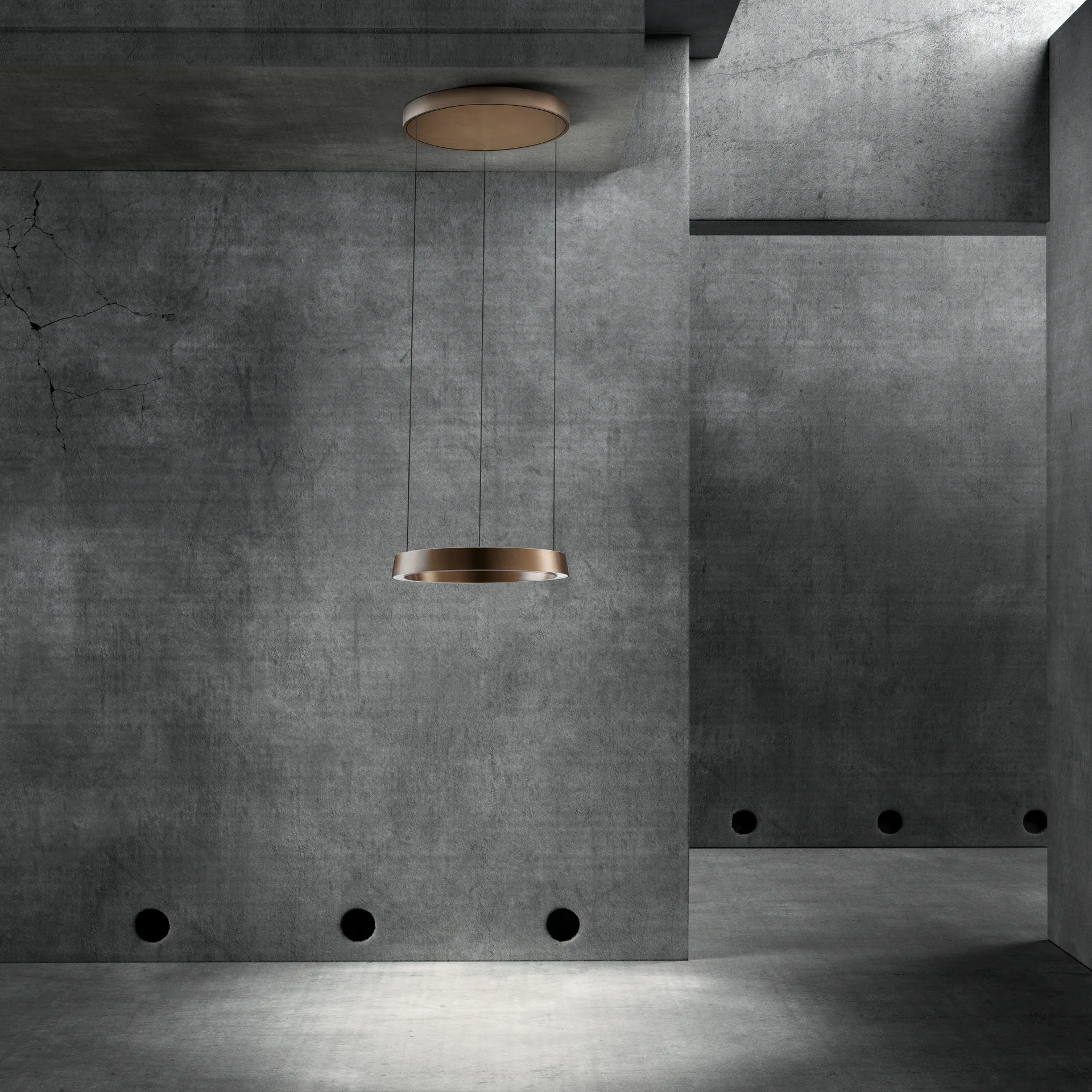 Lampa wisząca Edge Round Ø40 Switch Tune , Rose gold Light-Point