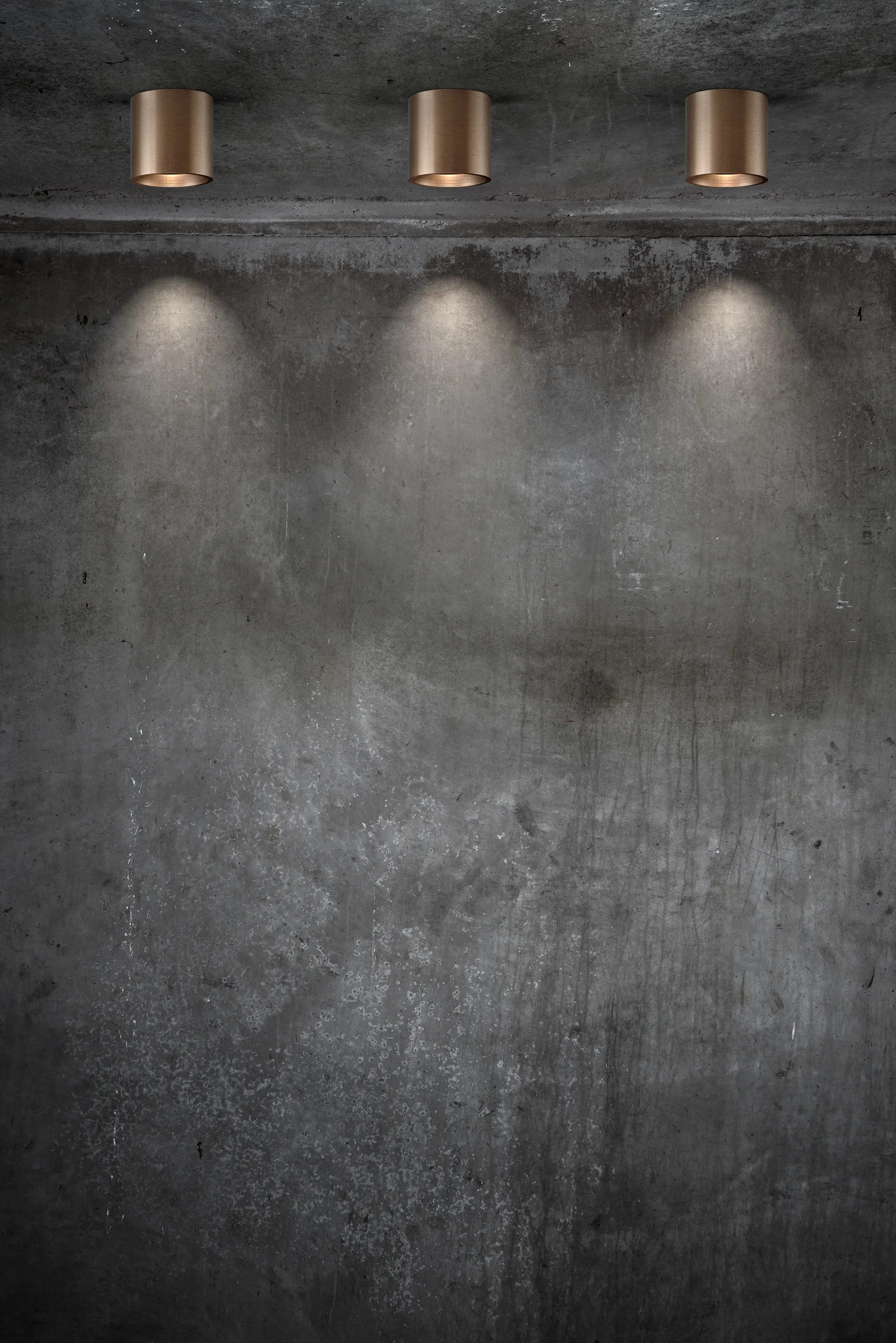 Reflektor Solo Round 2, Różowe złoto Light-Point