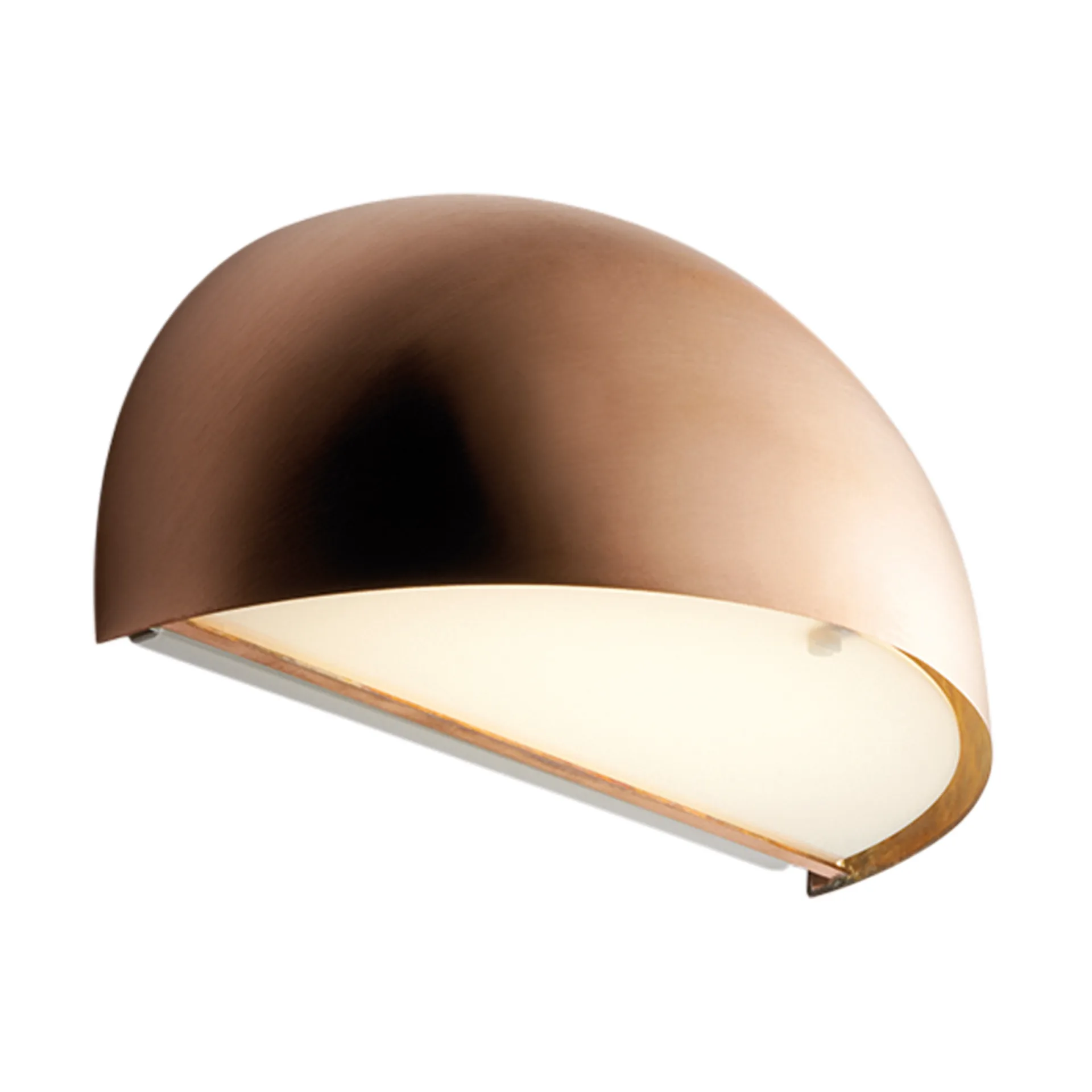 Rørhat lampa ścienna, Copper raw, LED Light-Point