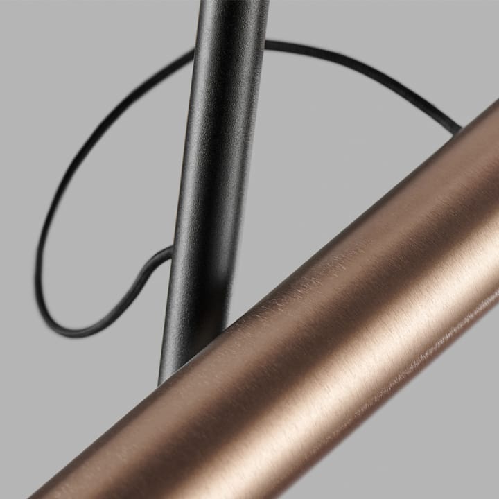 Spirit T1 lampa stołowa, black/rose gold Light-Point