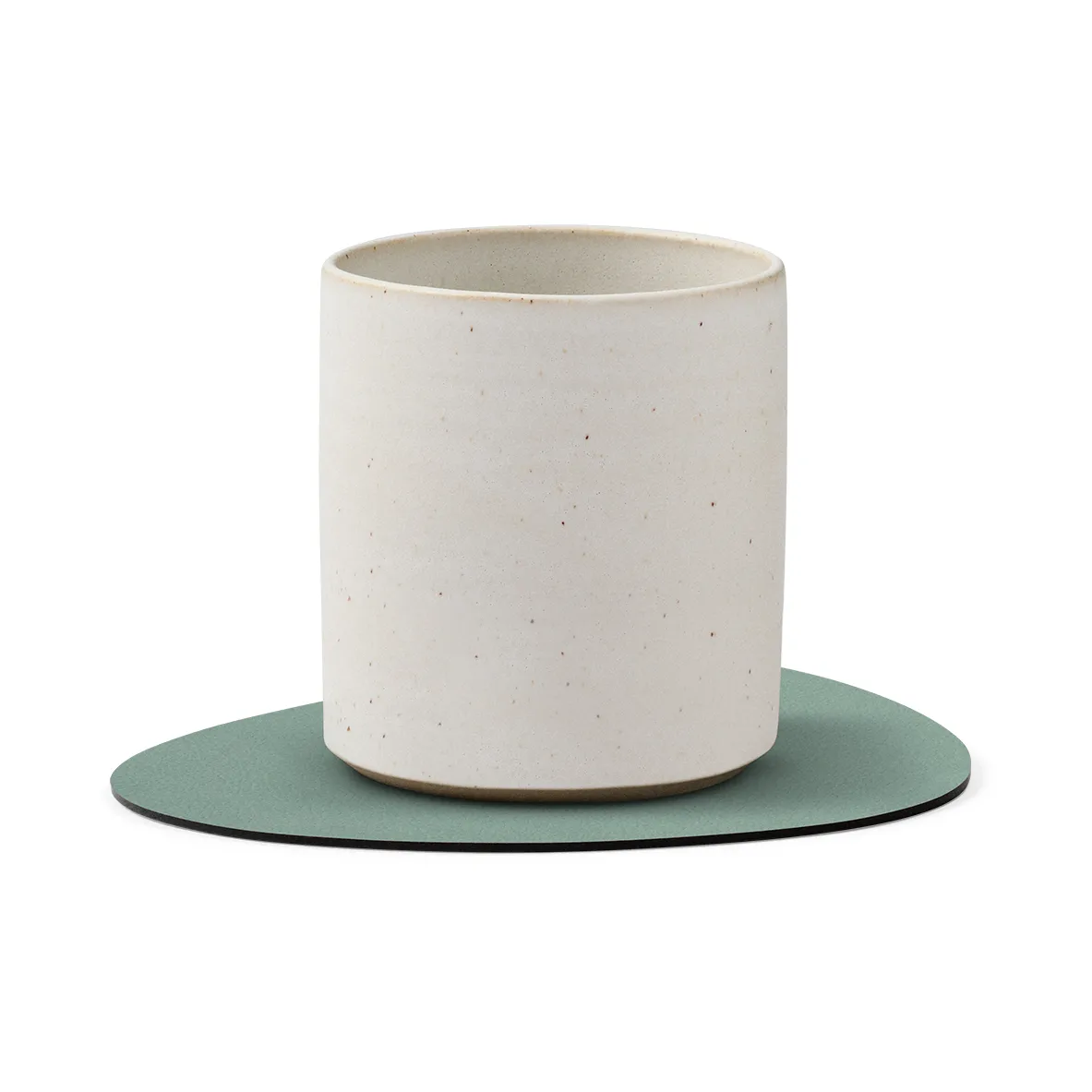 Chmura-Nupo podstawka pod szklankę dwustronna curve 1 szt., antracyt-szary-pastelowa zieleń LIND DNA