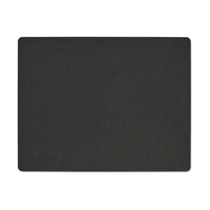 Core podkładka na stół kwadratowa L - Flecked anthracite, 45x35 cm - LIND DNA