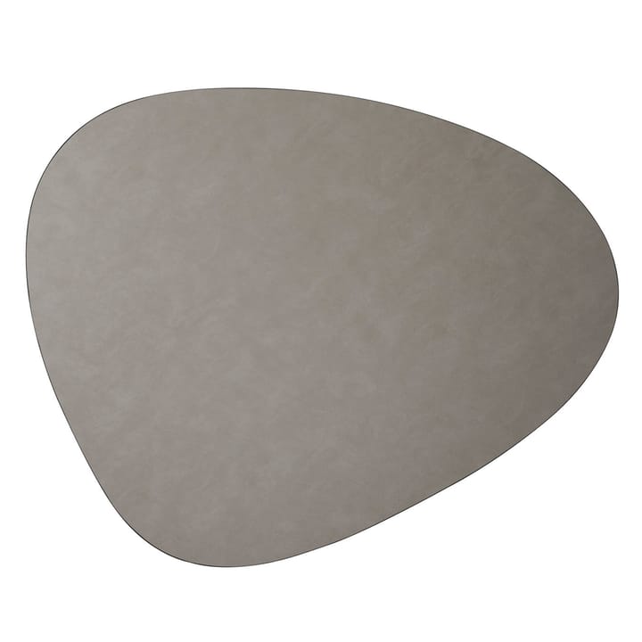 Curve Cloud skórzany dywanik XXL - Light grey - LIND DNA