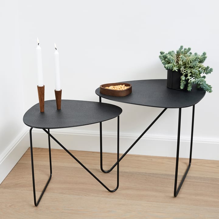 Curve Hippo stolik boczny L, Black-anthracite LIND DNA