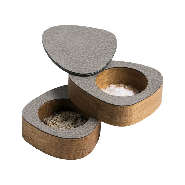 Curve sól & pieprz set 2-pack, Naturalna antracytowa szarość LIND DNA