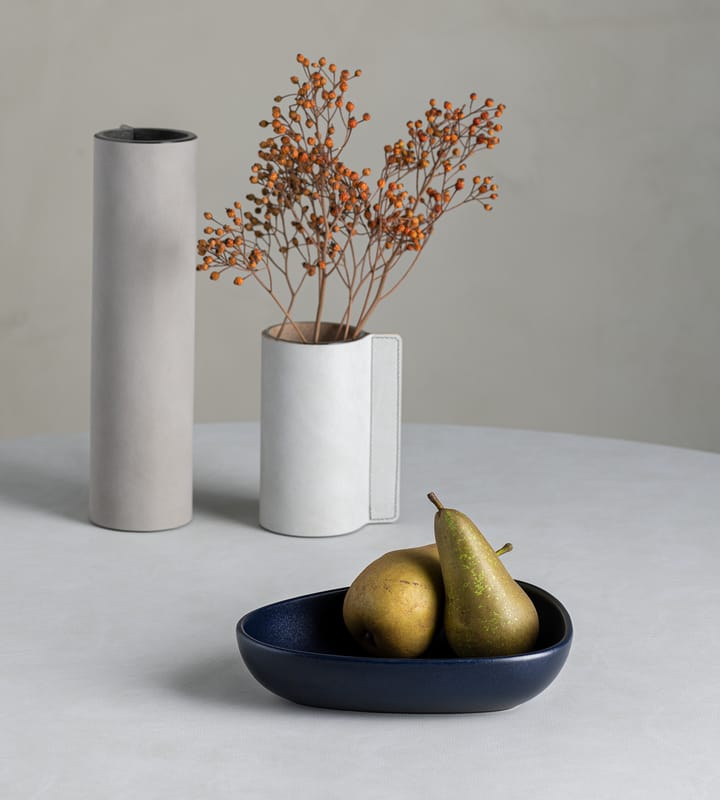 Curve Stoneware talerz głęboki 19x22 cm, Navy blue LIND DNA