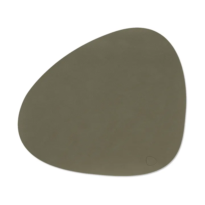 Mata stołowa Curve Nupo - army green, 44x37 cm - LIND DNA