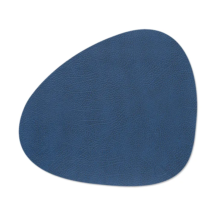 Mata stołowa Hippo curve L - granatowy, 44x37 cm - LIND DNA