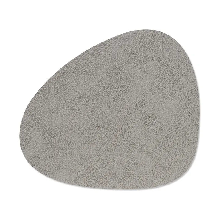 Mata stołowa Hippo curve M - Anthracite-grey, 35x31 cm - LIND DNA