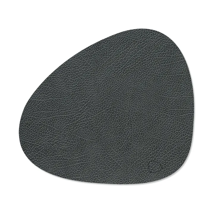 Mata stołowa Hippo curve M - Black-anthracite, 35x31 cm - LIND DNA