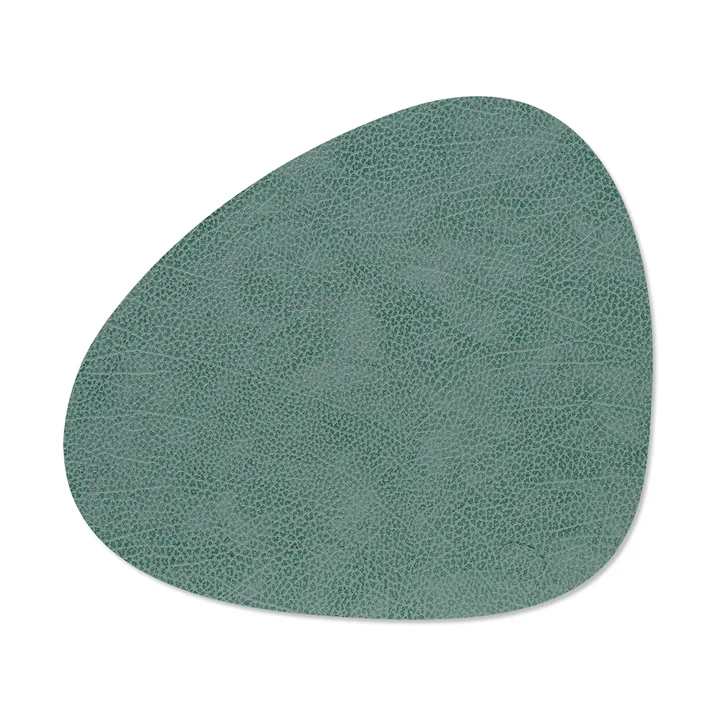 Mata stołowa Hippo curve M - Pastel green, 35x31 cm - LIND DNA