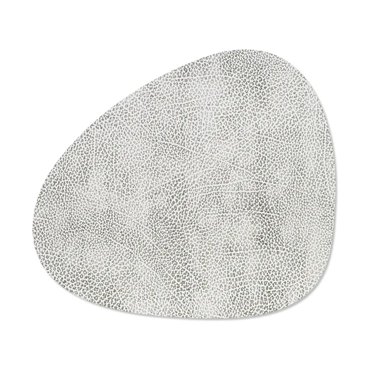 Mata stołowa Hippo curve M - White-grey, 35x31 cm - LIND DNA