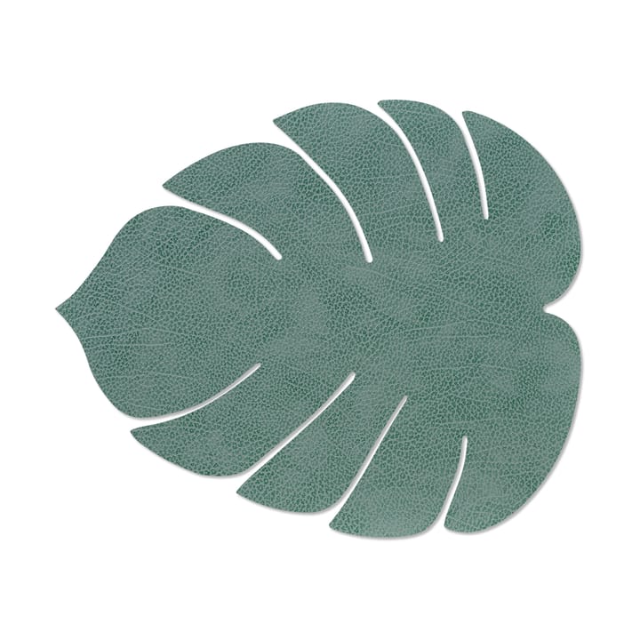 Mata stołowa Monstera Leaf Hippo L, Pastelowa zieleń LIND DNA