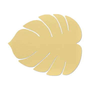 Mata stołowa Monstera Leaf Hippo L - Złoto - LIND DNA